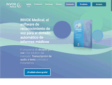 Tablet Screenshot of invoxmedical.com